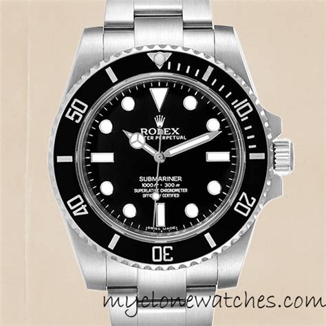 how to check if rolex submariner is real|Rolex Submariner clone watch.